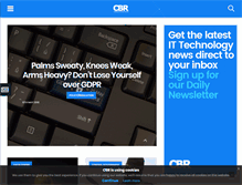 Tablet Screenshot of cbronline.com